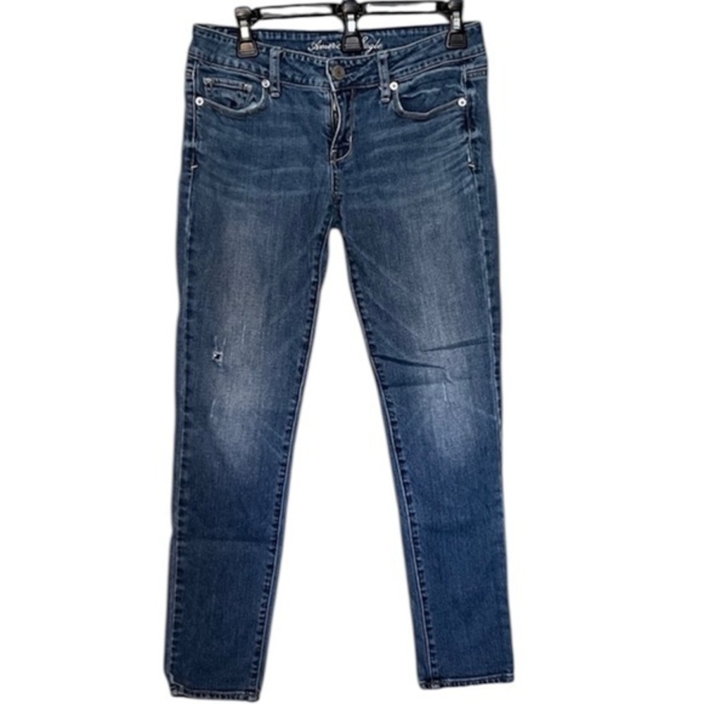 American Eagle Skinny Jeans, Size 4 Stretch, Short, low rise